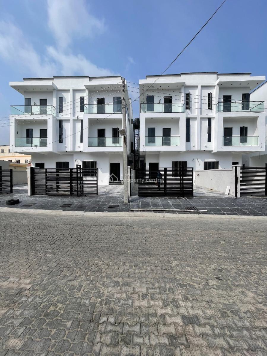 Newly Built 5 Bedroom Semi Detached Duplex with Bq, Ikota, Lekki, Lagos, Semi-detached Duplex for Sale