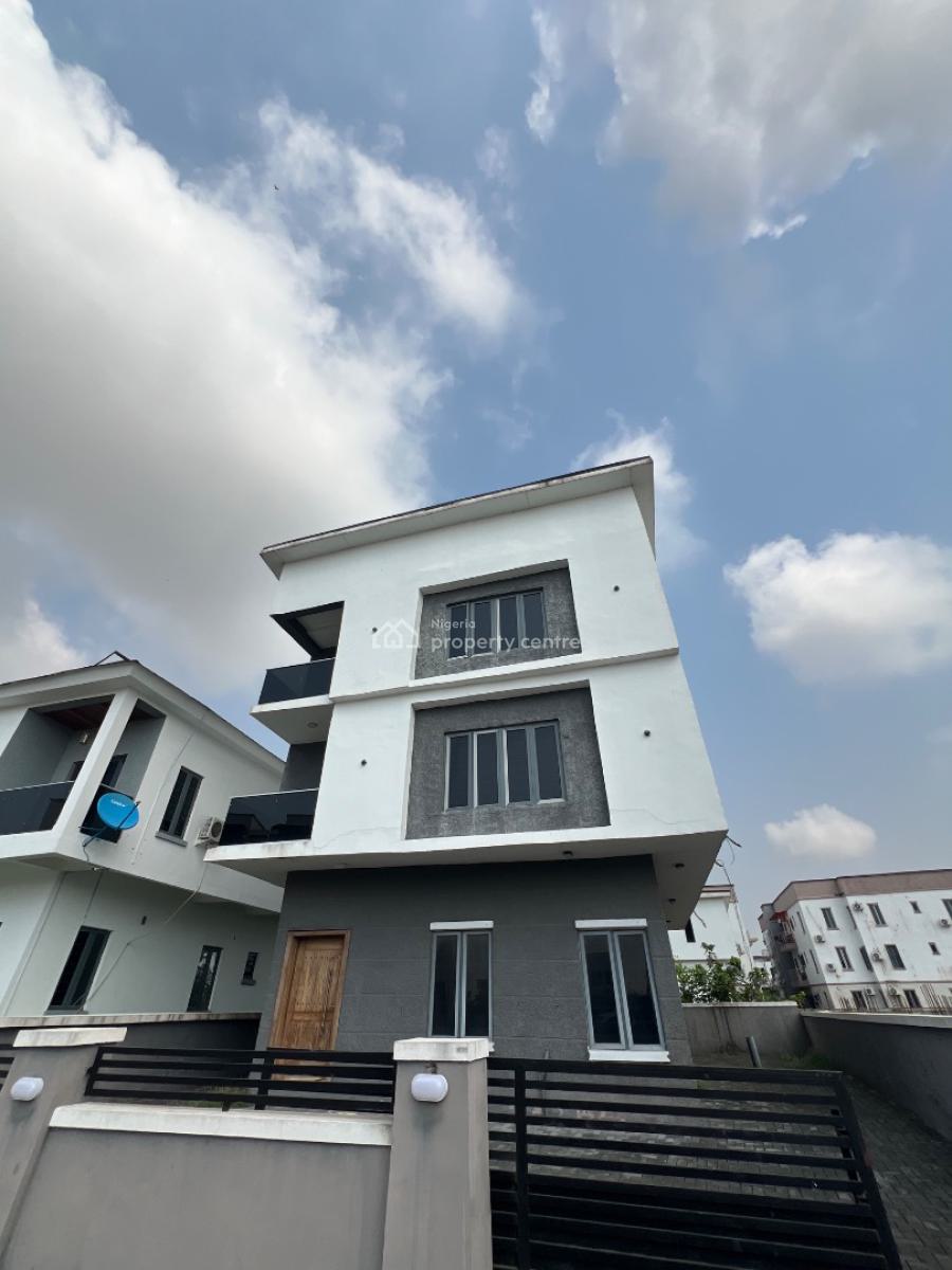 Elegant Built 4bedroom Detached Duplex with Bq, Chevron Tollgate, Lekki, Lagos, Detached Duplex for Rent