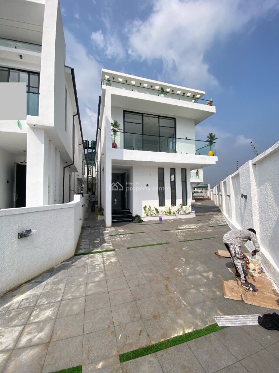 Newly Built 5 Bed Smart Home Duplex, Chevron, Lekki, Lagos, Detached Duplex for Sale