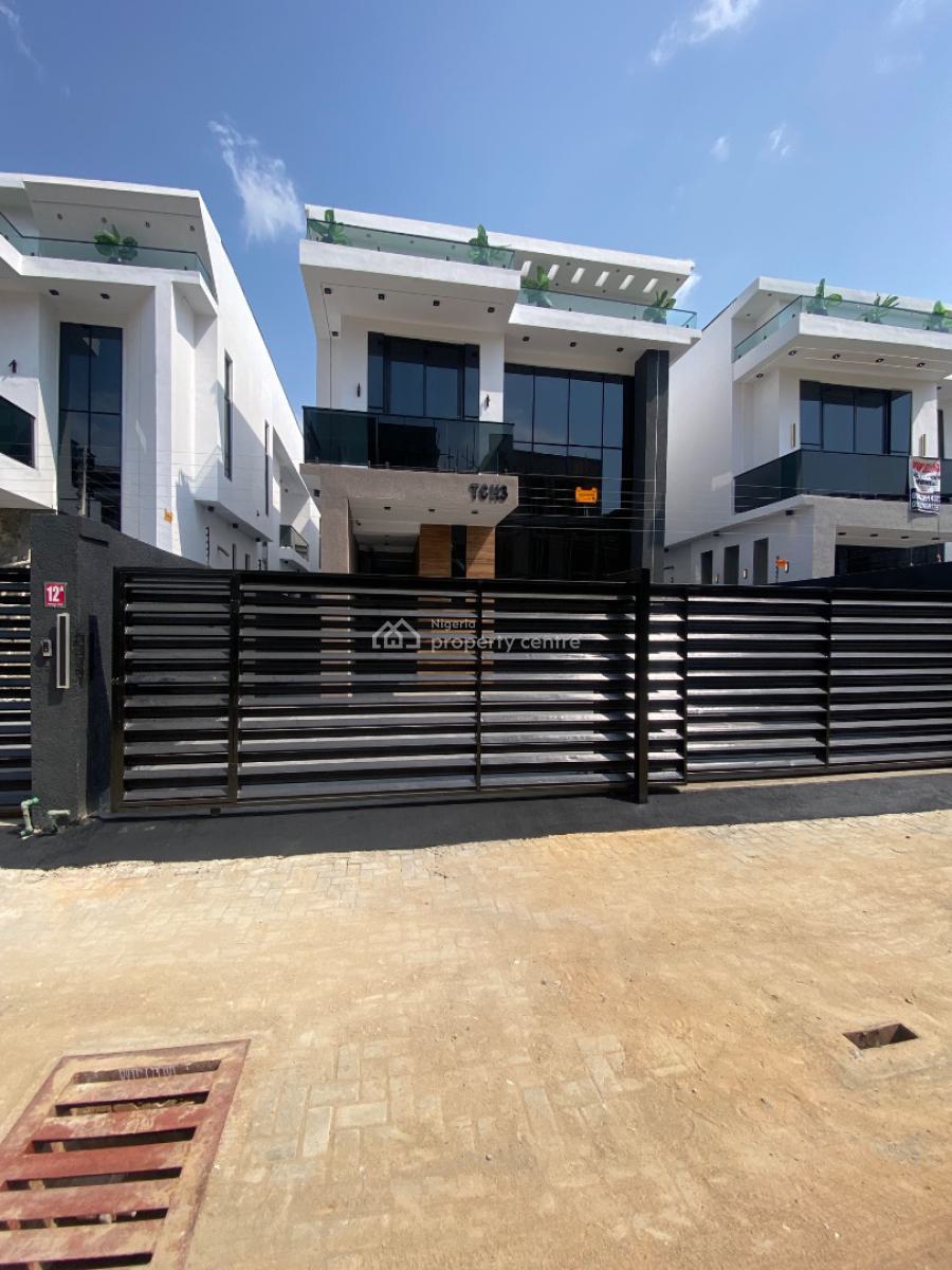 Well Fitted 5 Bed Smart Home with Bq, Chevron, Lekki, Lagos, Detached Duplex for Sale