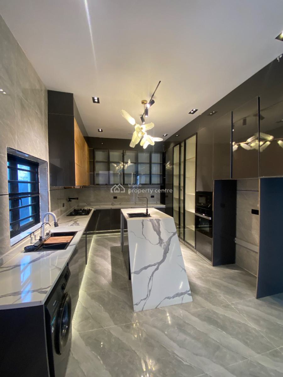 Well Fitted 5 Bed Smart Home with Bq, Chevron, Lekki, Lagos, Detached Duplex for Sale