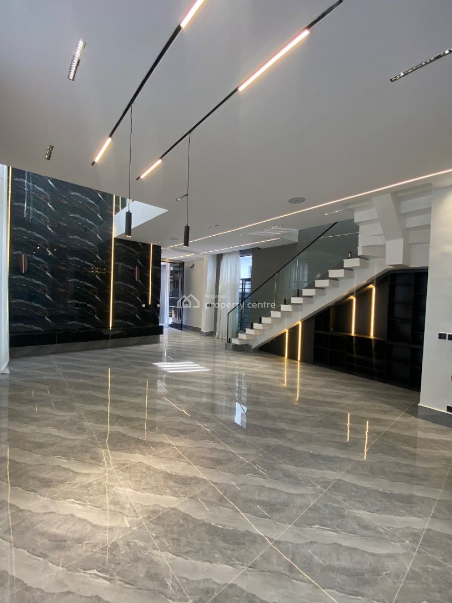 Well Fitted 5 Bed Smart Home with Bq, Chevron, Lekki, Lagos, Detached Duplex for Sale