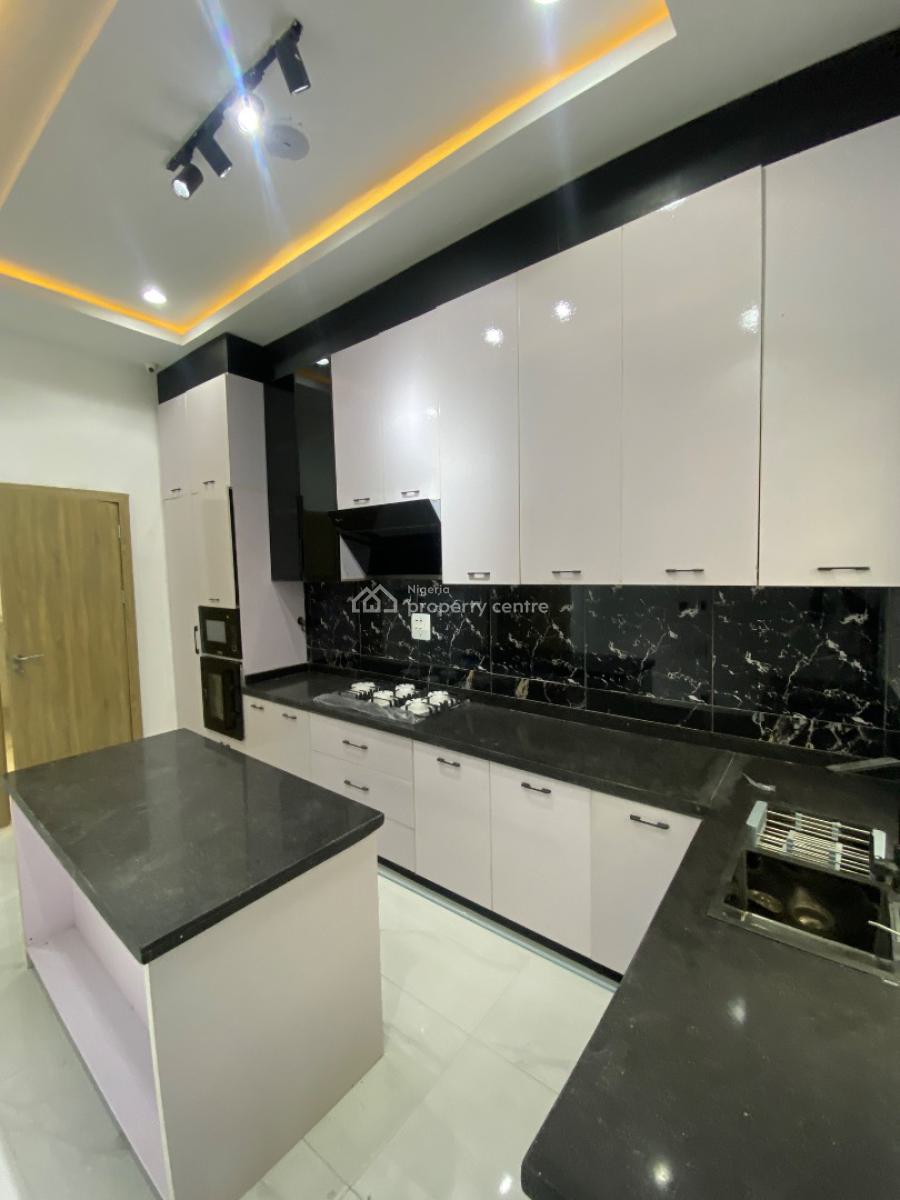 Newly Built 4 Bed Semi Detached Duplex with 1bq, Chevron, Lekki, Lagos, Semi-detached Duplex for Sale