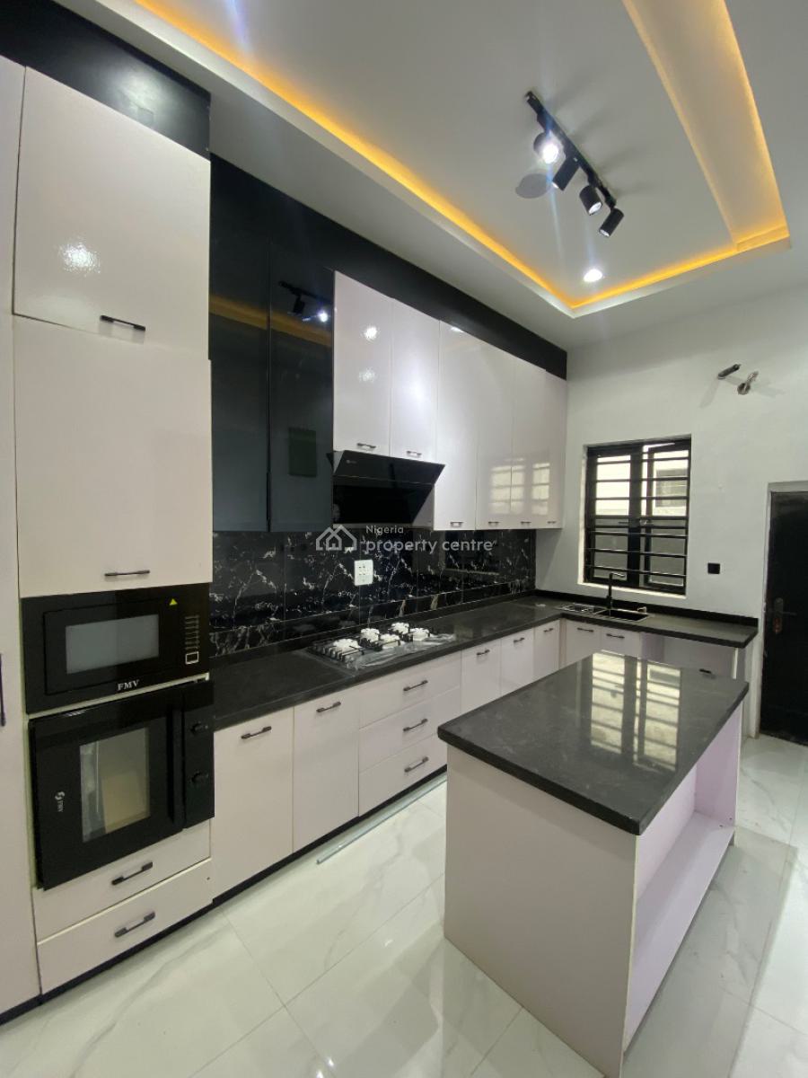 Newly Built 4 Bed Semi Detached Duplex with 1bq, Chevron, Lekki, Lagos, Semi-detached Duplex for Sale