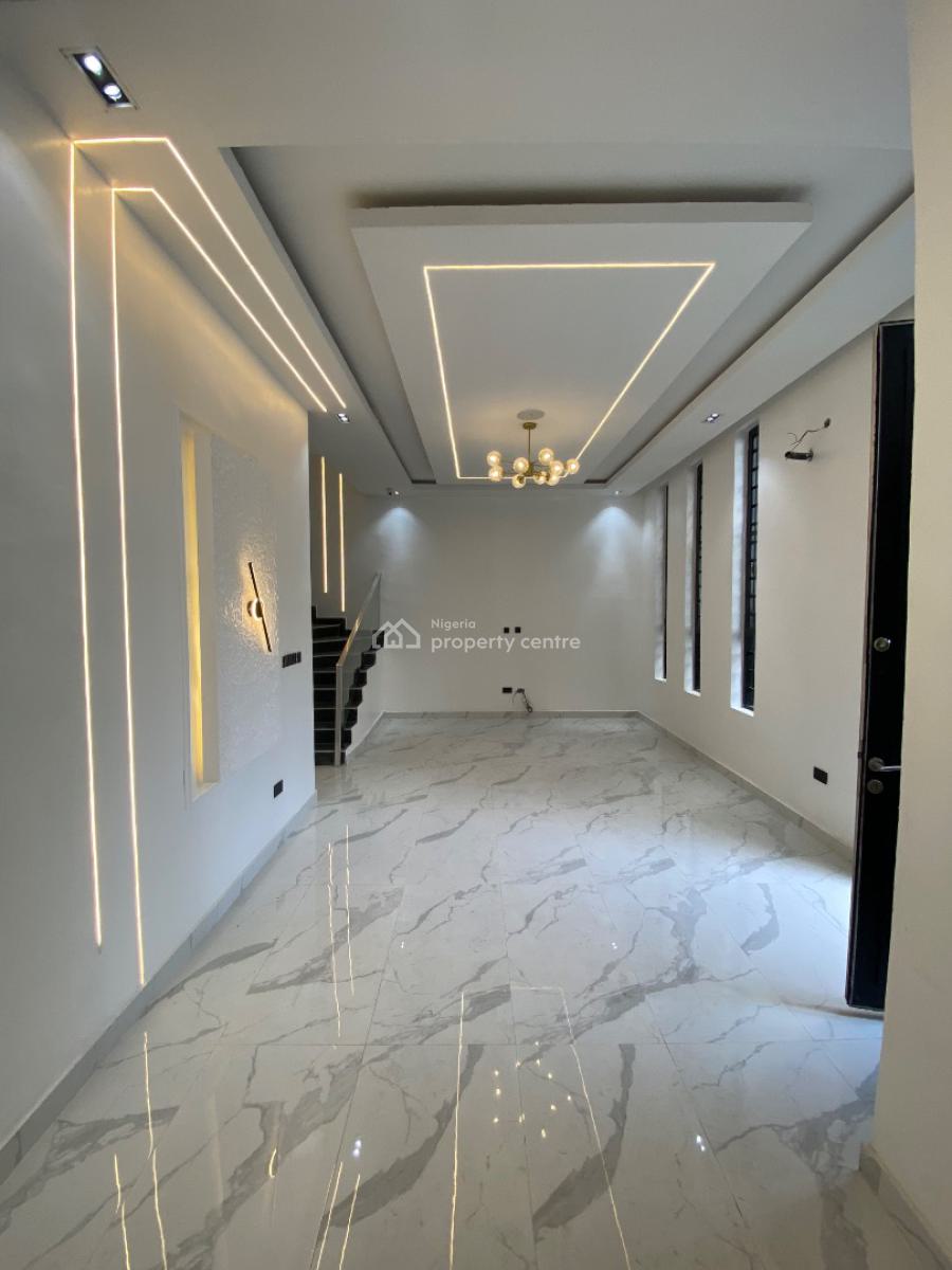 Newly Built 4 Bed Semi Detached Duplex with 1bq, Chevron, Lekki, Lagos, Semi-detached Duplex for Sale