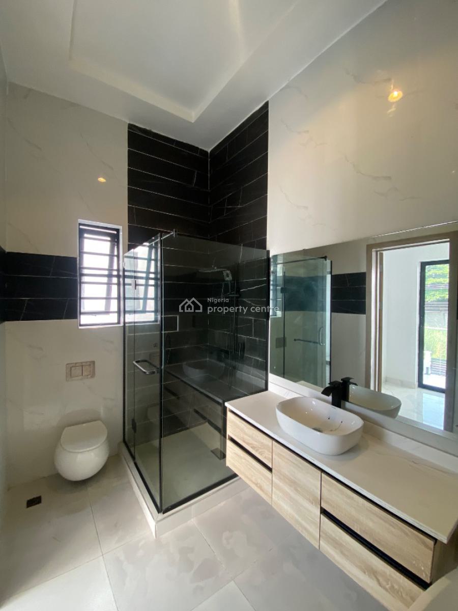 Newly Built 4 Bed Semi Detached Duplex with 1bq, Chevron, Lekki, Lagos, Semi-detached Duplex for Sale