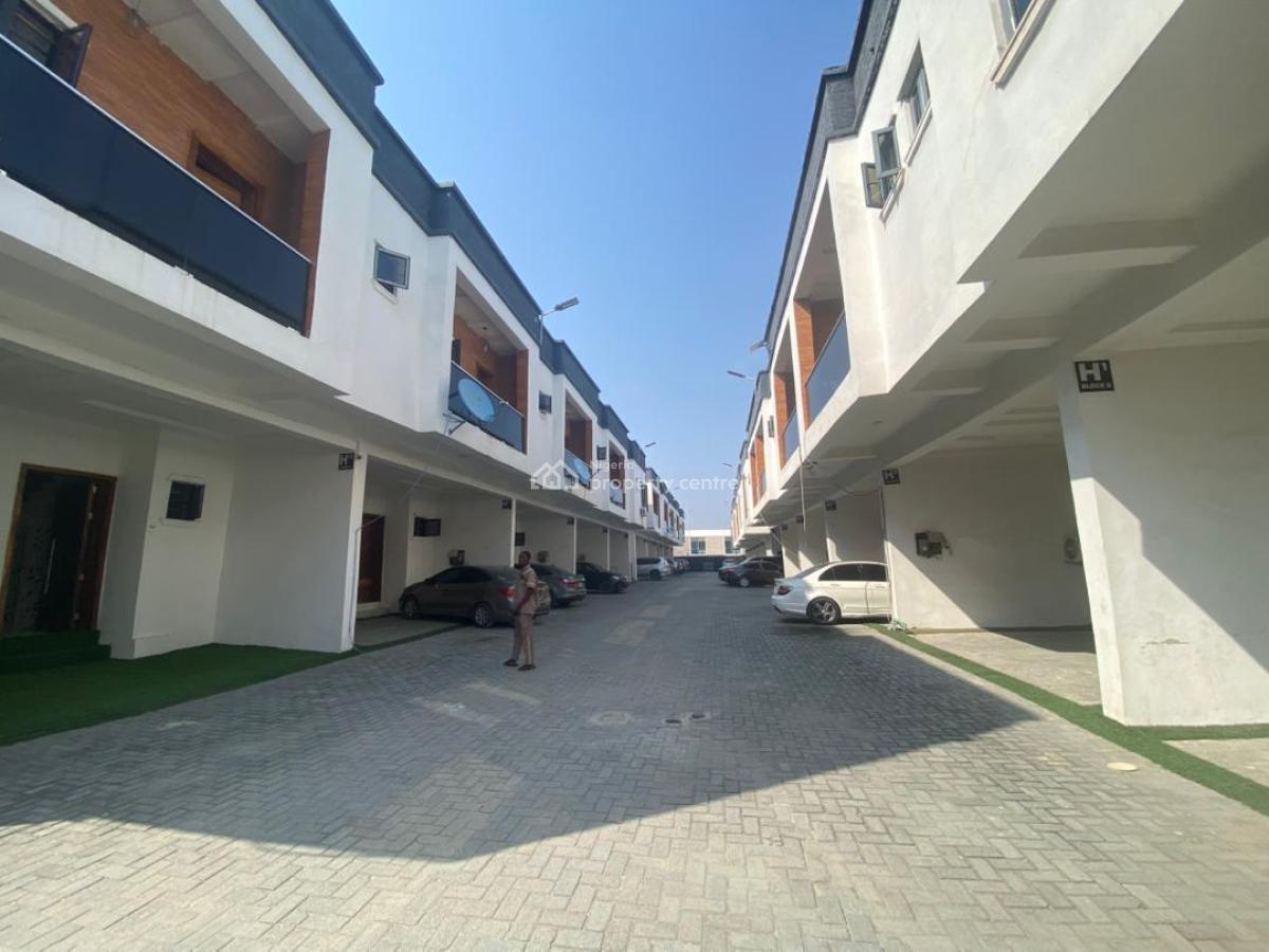 4 Bedrooms Terrace Duplex with Inverter, Ikota Villa, Lekki, Lagos, Terraced Duplex for Rent