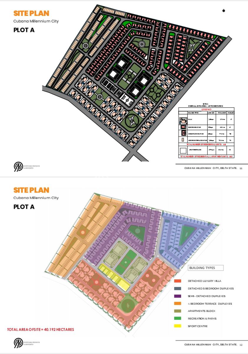 Luxury Land with C of O, Cubana Millennium City, Asaba, Delta, Residential Land for Sale