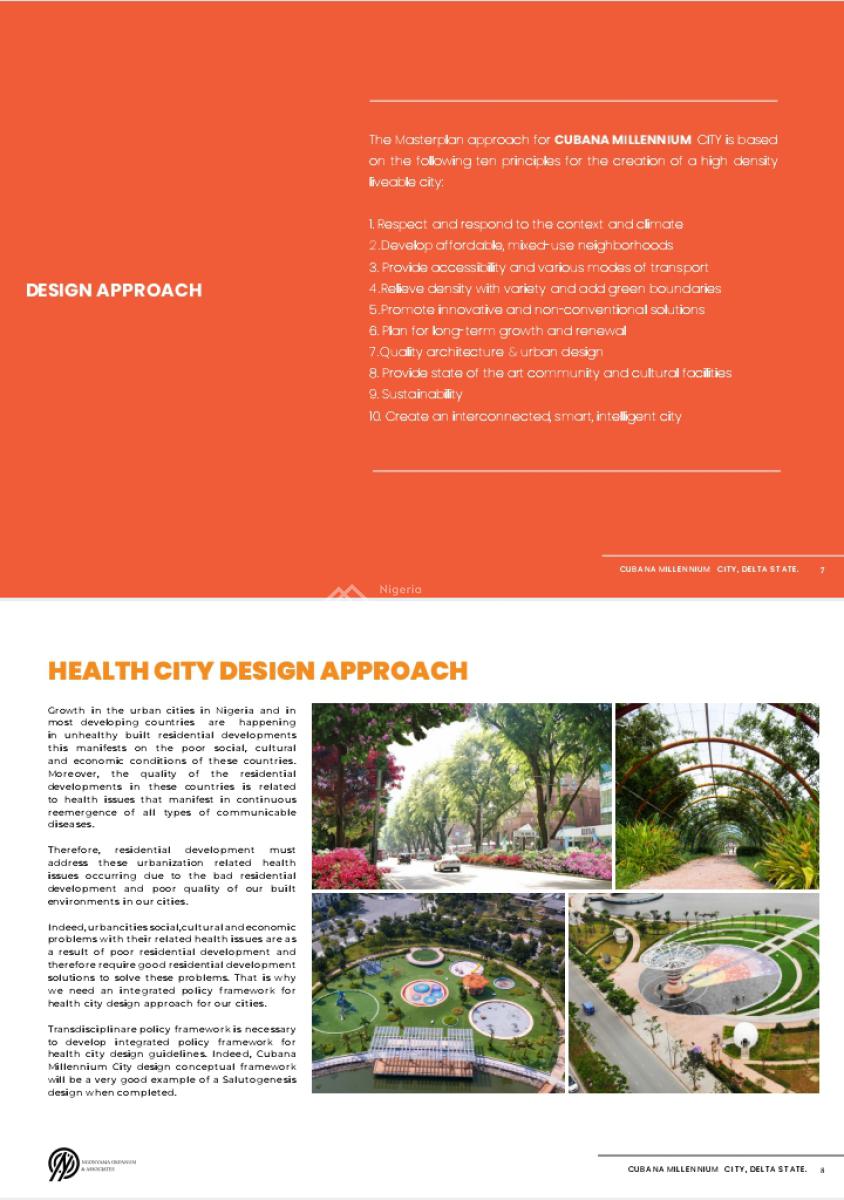 Luxury Land with C of O, Cubana Millennium City, Asaba, Delta, Residential Land for Sale