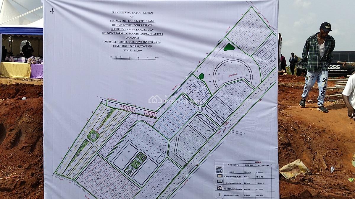 Luxury Land with C of O, Cubana Millennium City, Asaba, Delta, Residential Land for Sale