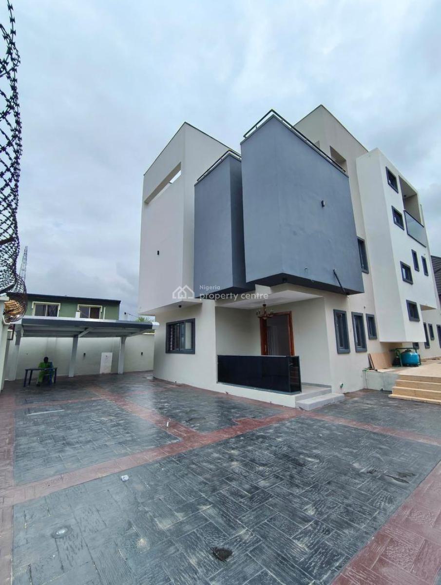 Amazingly Designed 5 Detached Duplex + Bq in Elite Estate, Gra Phase 2, Magodo, Lagos, Detached Duplex for Sale