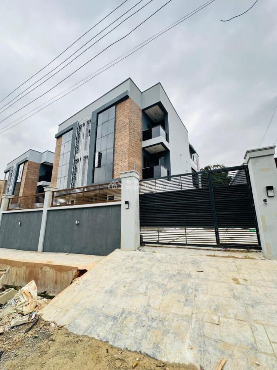 an Exclusively Newly Built 4 Bedroom Semi-detached Duplex in a Secured, Newly Built, Secured Estate, Tiled Road and Top Security, Opebi, Ikeja, Lagos, Semi-detached Duplex for Sale