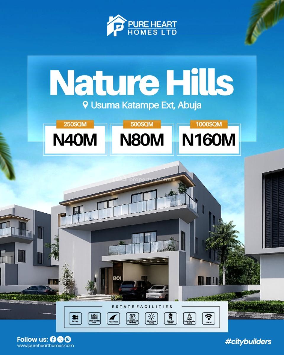 Estate Land, Usuma, Nature Hills, Katampe Extension, Katampe, Abuja, Residential Land for Sale