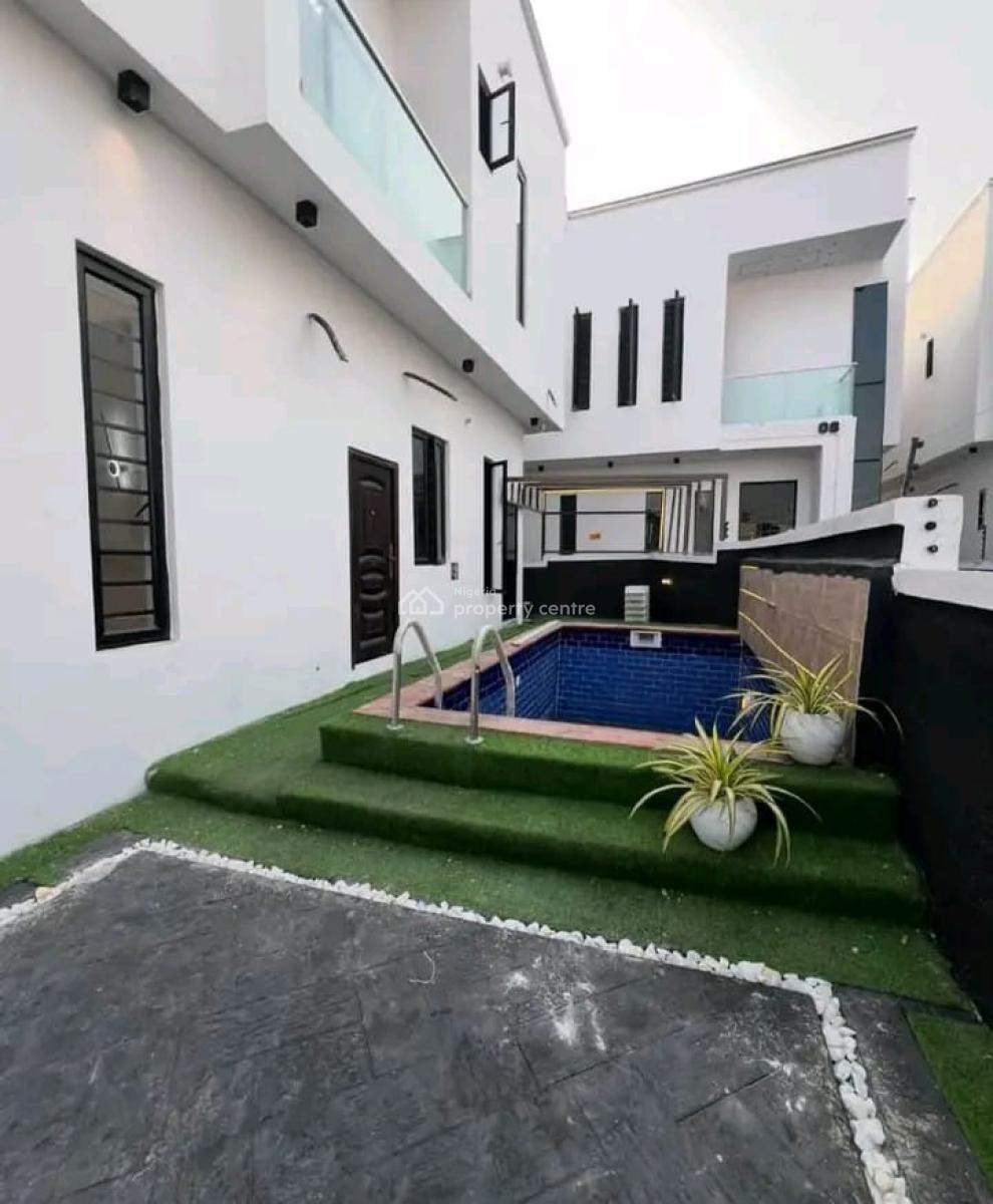 4 Bedrooms Fully Detached Duplex with a Bq and Pool, Ikota, Lekki, Lagos, Detached Duplex for Rent
