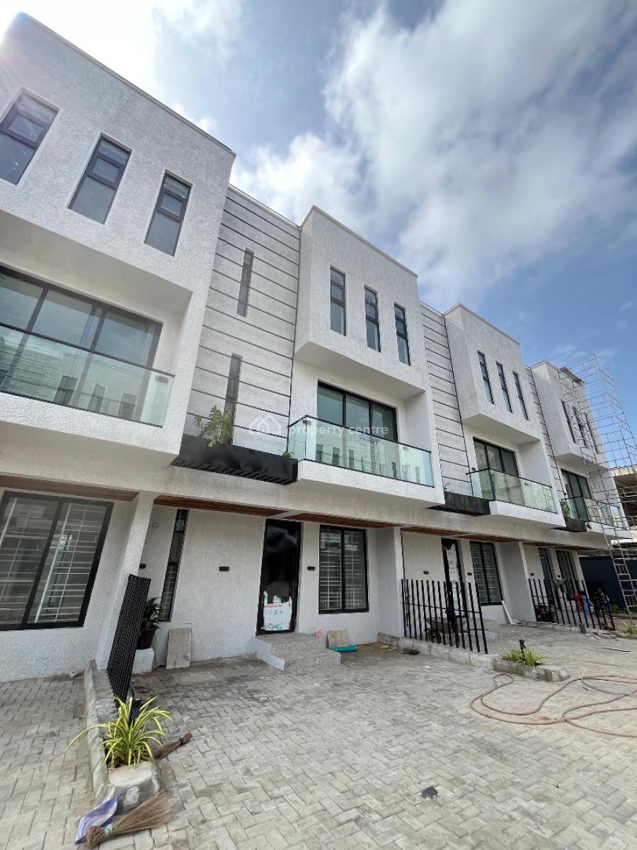 Lovely 4 Bedroom Terraced  Duplex with Bq in a Well Secured Estate., Ikate Elegushi, Lekki, Lagos, Terraced Duplex for Sale