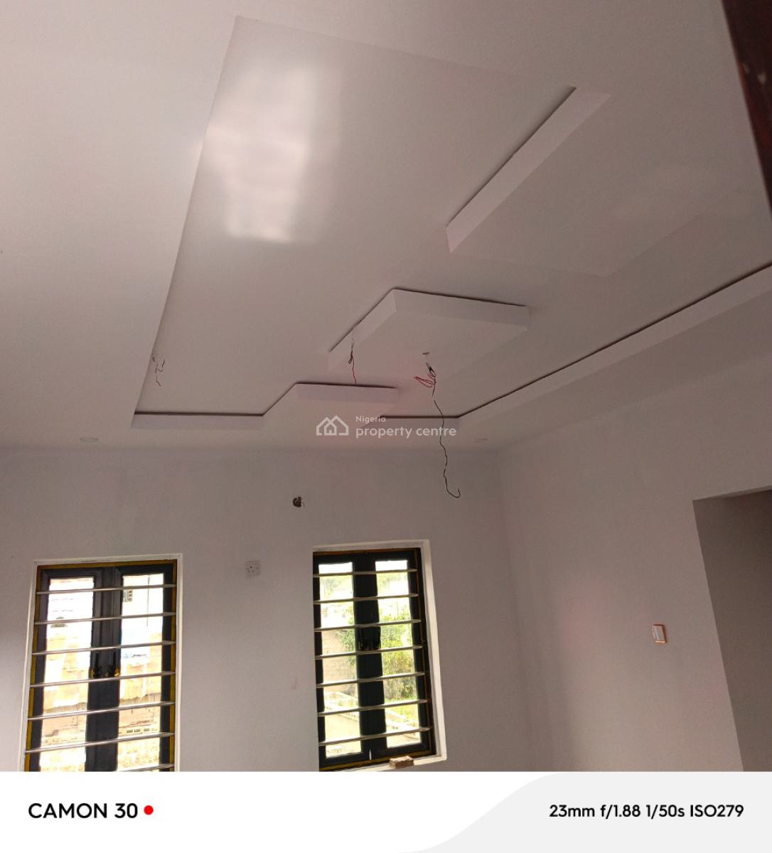 Smart Mini Flat Upstairs No Landlord Private Staircase, Egbe, Isolo, Lagos, Mini Flat (room and Parlour) for Rent