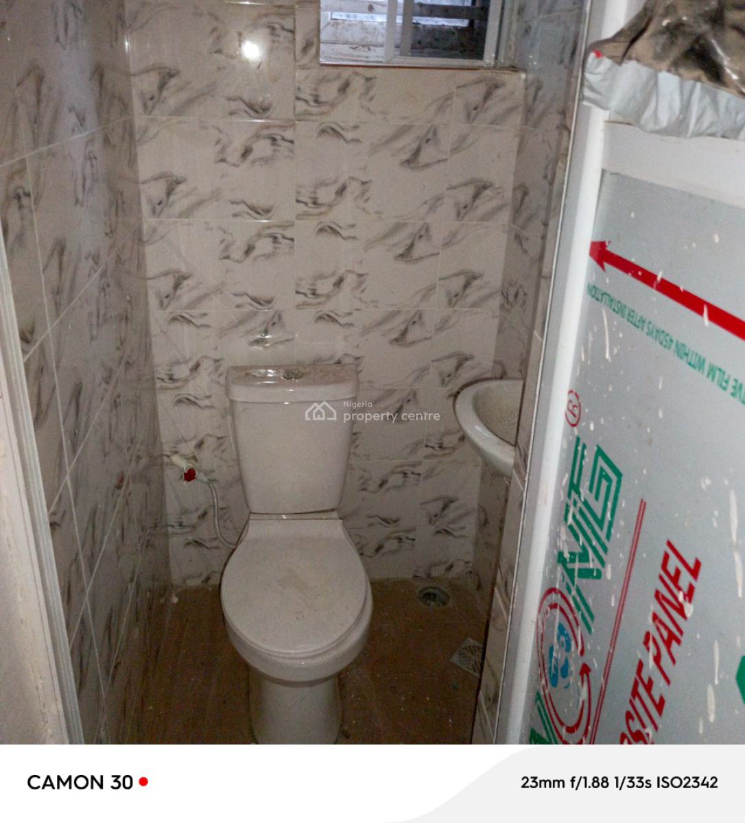 Newly Built Mini Flat on a Tarred Rd with 2 Toilet, Ijegun, Ikotun, Lagos, Flat / Apartment for Rent