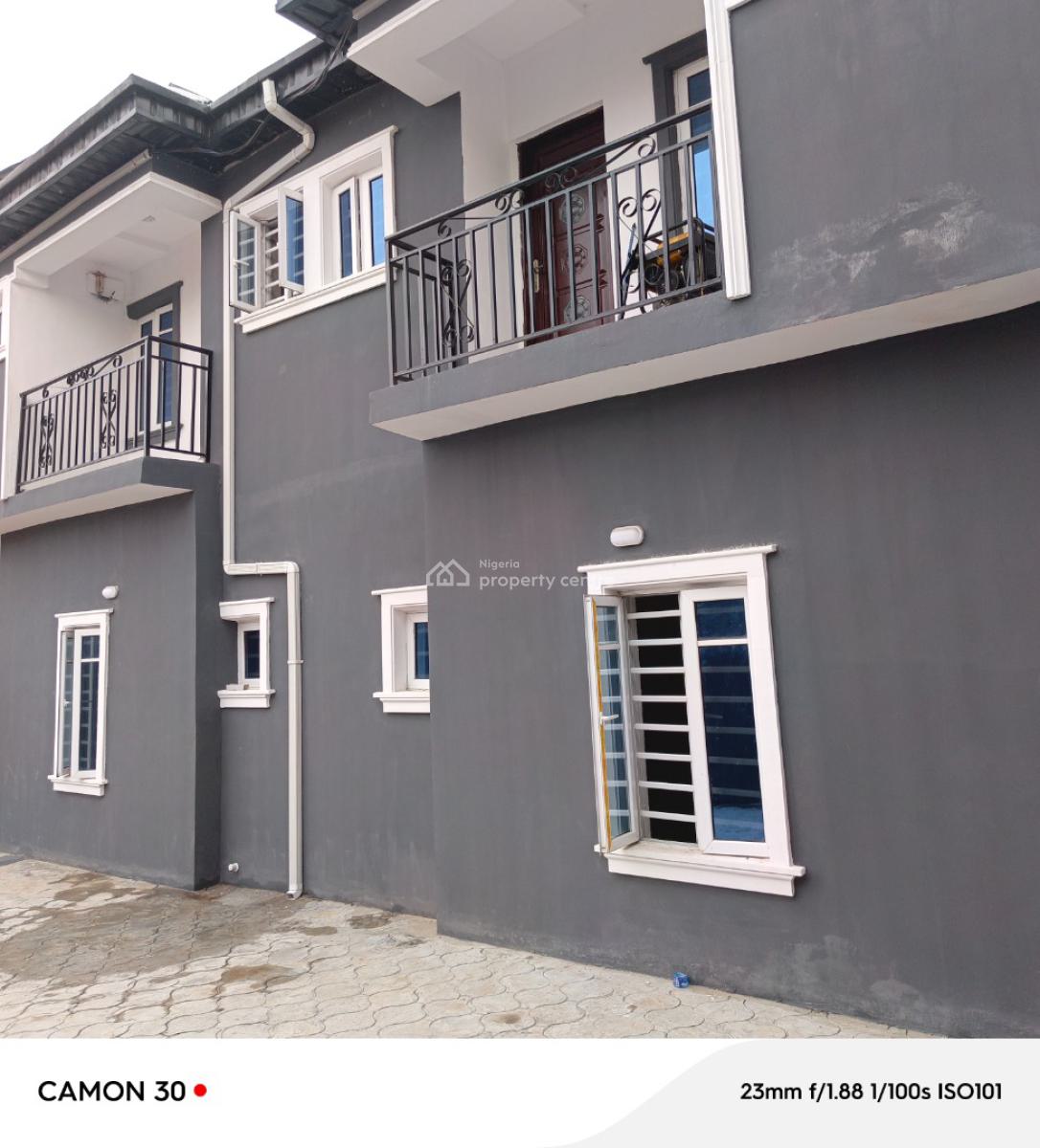 Newly Built Mini Flat on a Tarred Rd with 2 Toilet, Ijegun, Ikotun, Lagos, Flat / Apartment for Rent