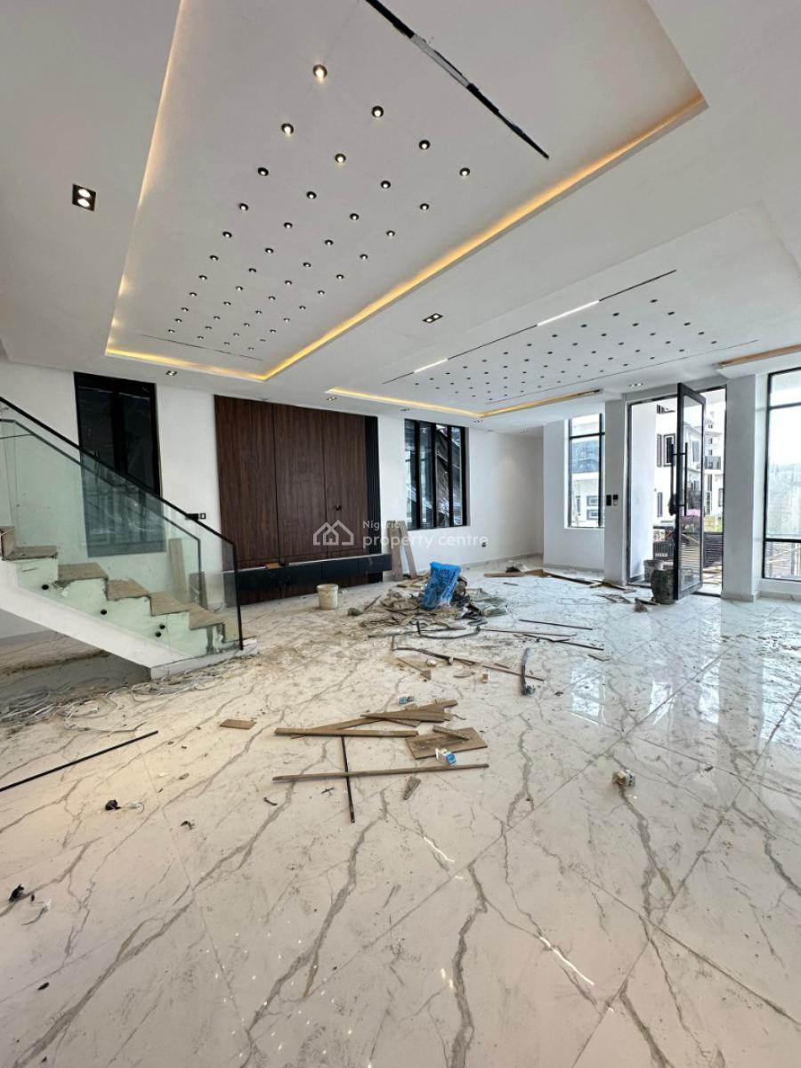 Aesthetic Luxury 5 Bedroom Detached Duplex with a Swimming Pool and Bq, Chevron, Lekki, Lagos, Detached Duplex for Sale