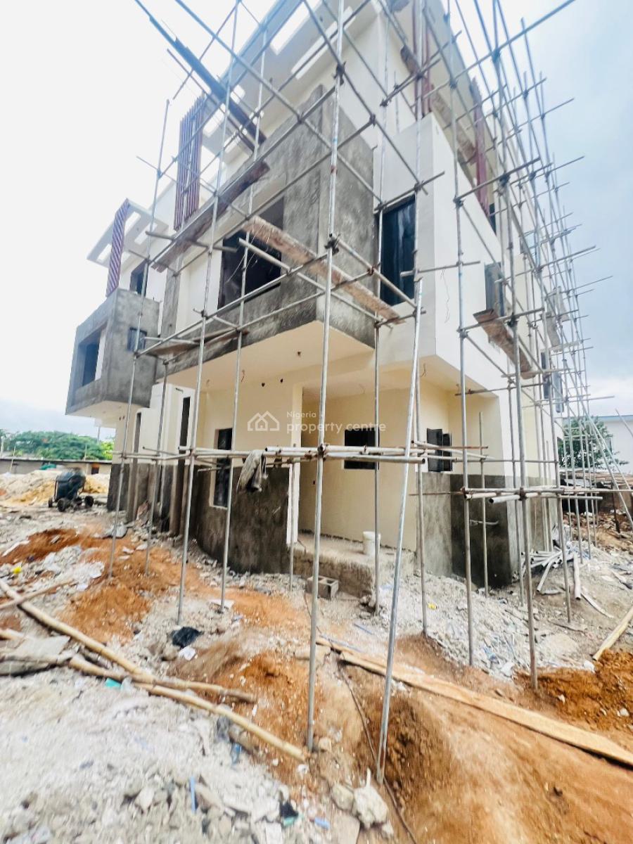 Nicely Built 5 Bedroom Terrace Duplex Plus Bq, Pool, Study, Gym, Executively Designed Home with Gym, Study, Pool, Bq, Ikeja Gra, Ikeja, Lagos, Terraced Duplex for Sale