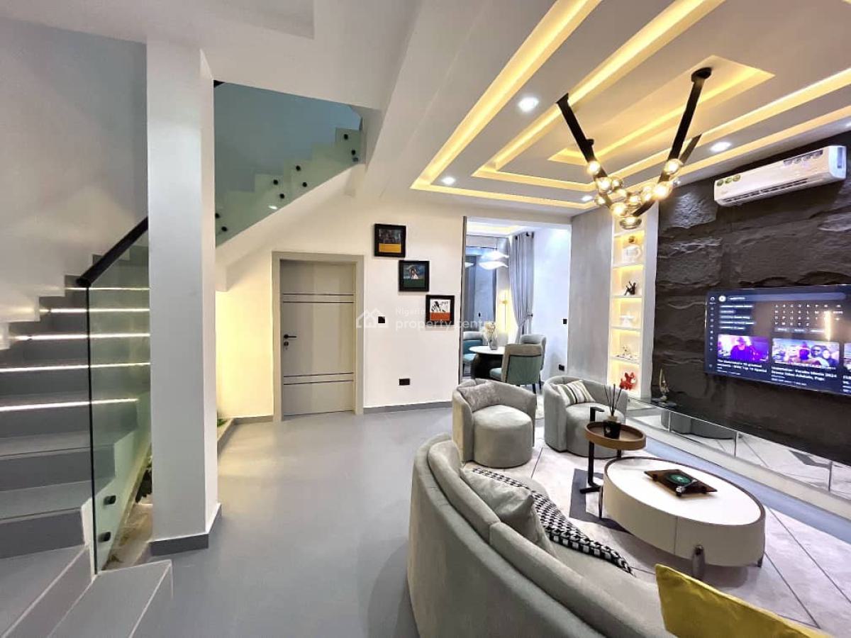 Beachfront 4 Bedroom Terrace Duplex with Swimming Pool, Horizon Cyberville Estate, By Nike Art Gallery, Ikate Elegushi, Lekki, Lagos, Flat / Apartment Short Let