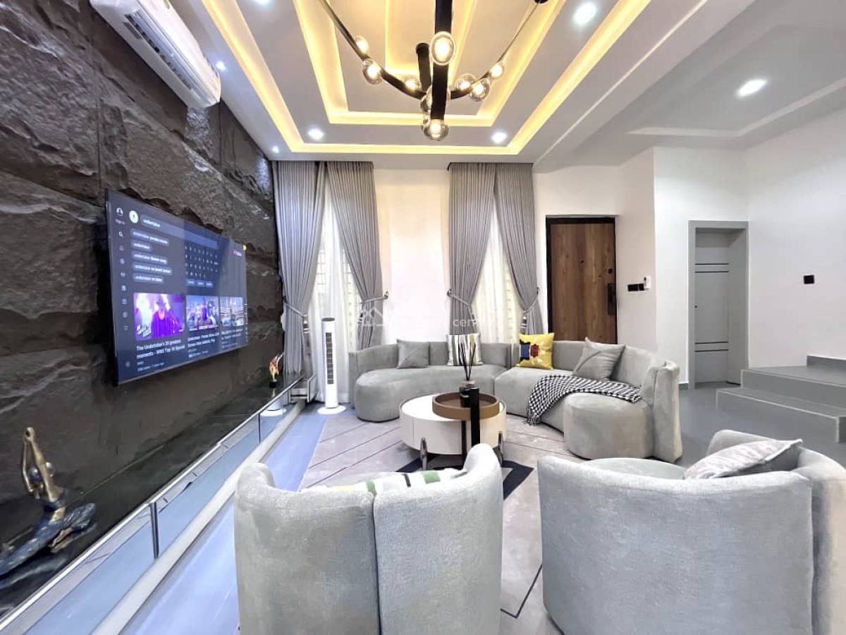 Beachfront 4 Bedroom Terrace Duplex with Swimming Pool, Horizon Cyberville Estate, By Nike Art Gallery, Ikate Elegushi, Lekki, Lagos, Flat / Apartment Short Let