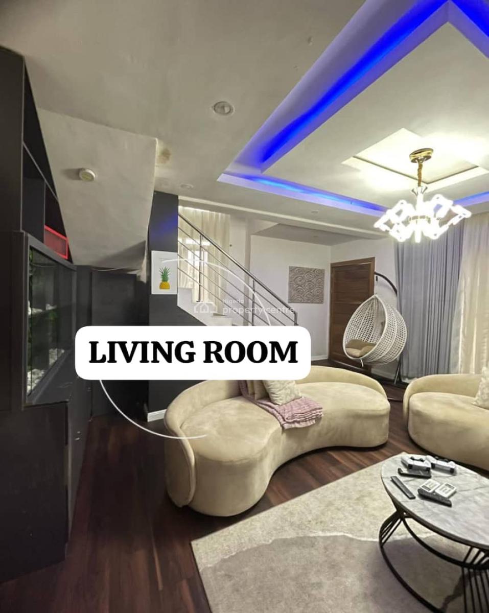 Fully Furnished and Serviced 2bedroom Terrace Duplex, Salem Ikate, Ikate, Lekki, Lagos, Terraced Duplex for Rent