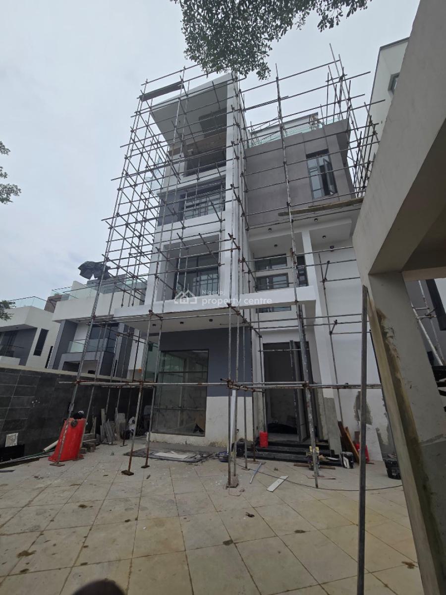 Elegant and Spacious 5-bedroom Detached Duplex with Bq, Chevron, Lekki, Lagos, Detached Duplex for Sale