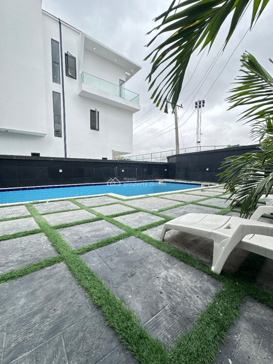 Spacious 4 Bedroom Terrace Duplex with Bq, Gym, Playground and Pool, Ikate Elegushi, Lekki, Lagos, Terraced Duplex for Sale