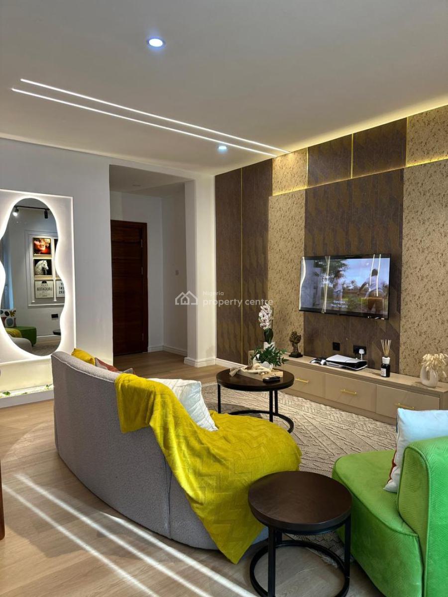 -luxury New 3 Bedroom with Ps5 -big Mirror -board Games - Balcony, Lekki Phase 1, Lekki, Lagos, Flat / Apartment Short Let