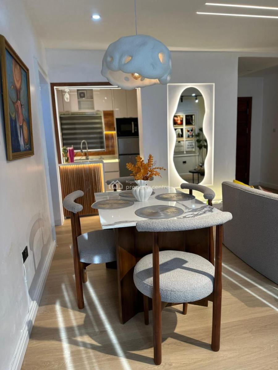 -luxury New 3 Bedroom with Ps5 -big Mirror -board Games - Balcony, Lekki Phase 1, Lekki, Lagos, Flat / Apartment Short Let