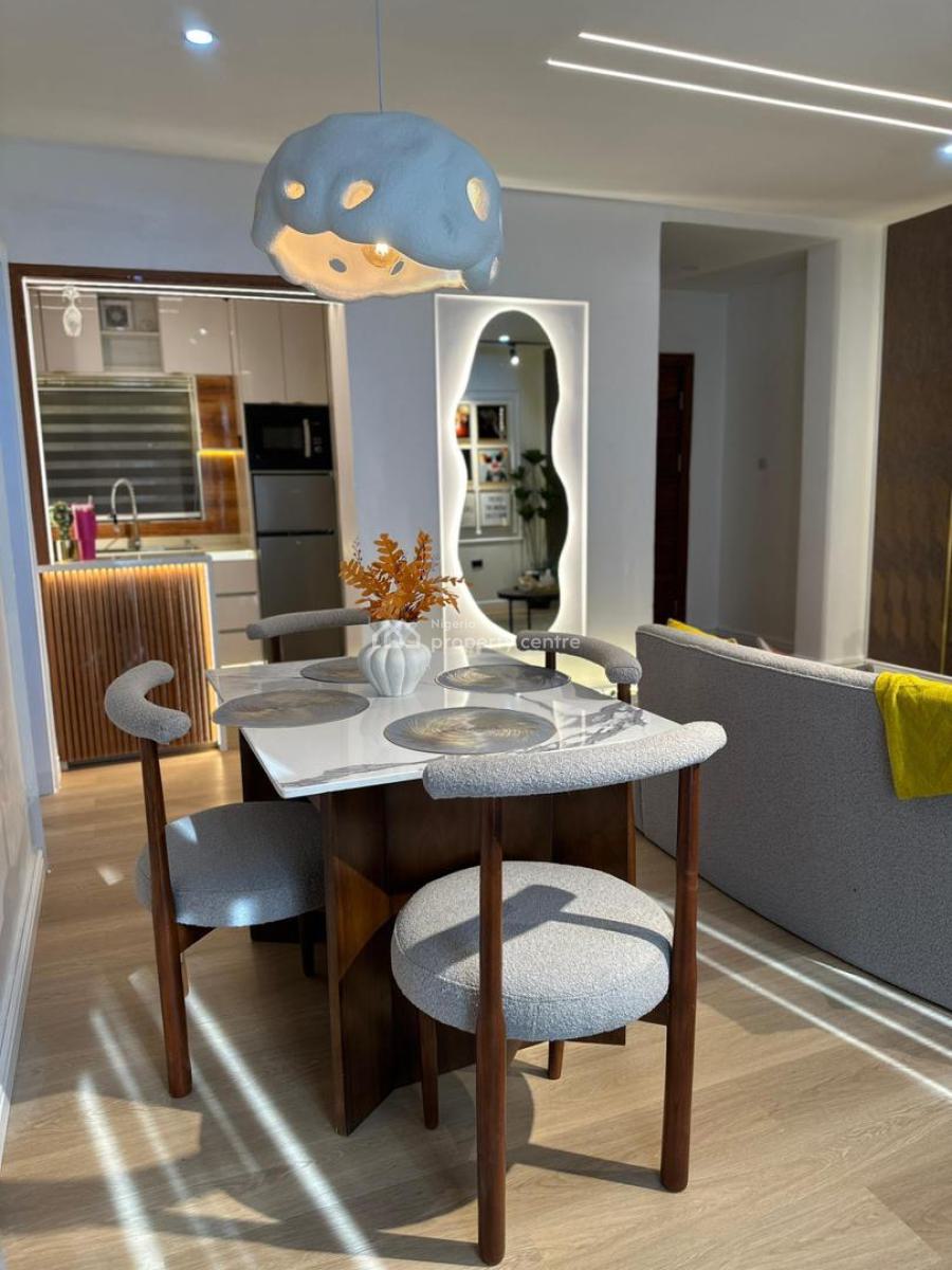 -luxury New 3 Bedroom with Ps5 -big Mirror -board Games - Balcony, Lekki Phase 1, Lekki, Lagos, Flat / Apartment Short Let