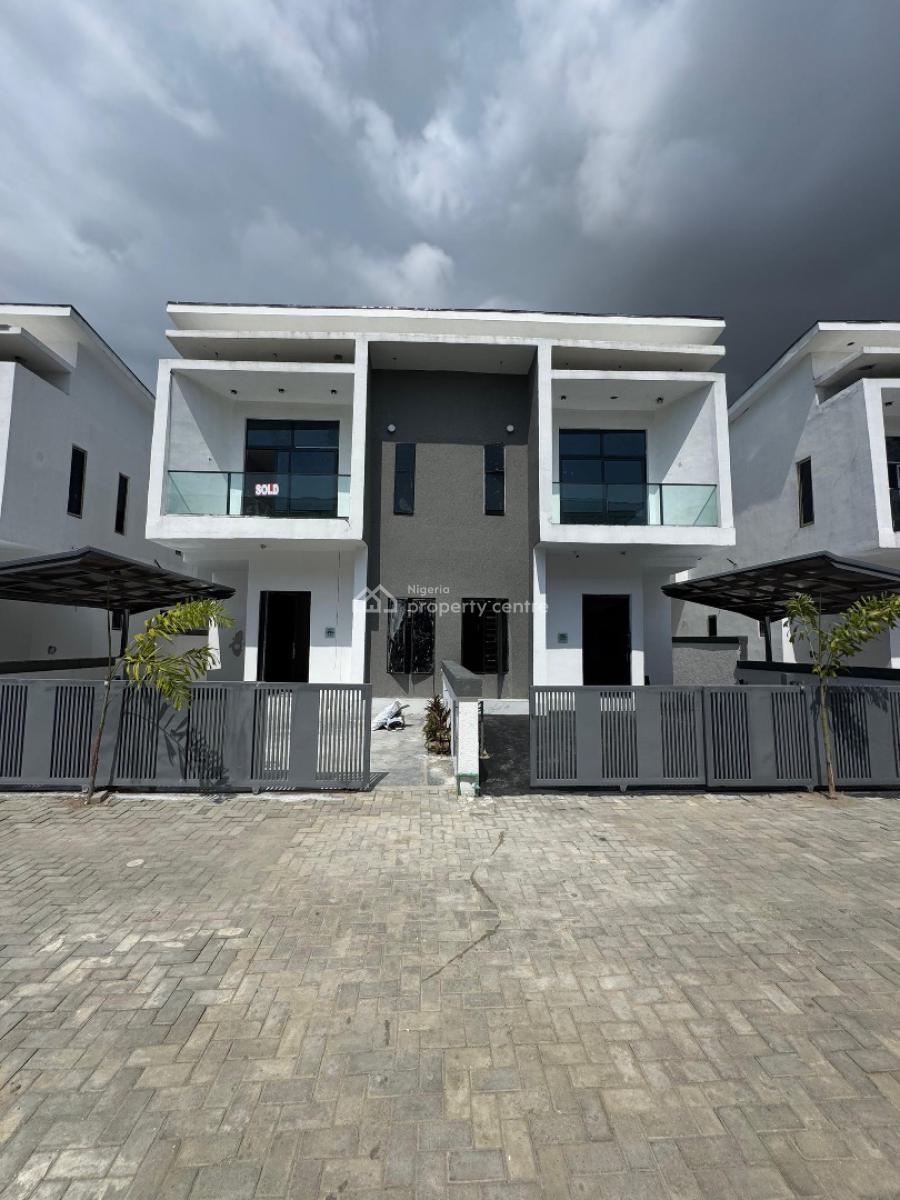 Newly Built 4 Bedroom Semi Detached Duplex + Bq - 15m, Orchid, Lekki, Lagos, Semi-detached Duplex for Rent
