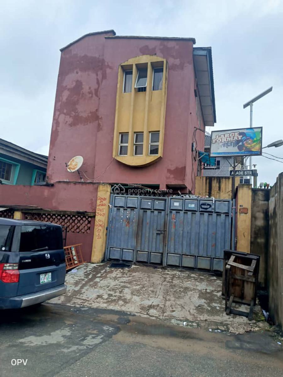 a Solid Two Storey Building on Half Plot of Land at Alade, Alade Street, Shomolu, Lagos, House for Sale