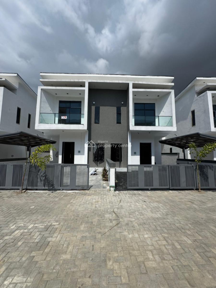 Newly Built 4 Bedroom Semi Detached Duplex + Bq, Orchid Road, Lekki, Lagos, Semi-detached Duplex for Rent