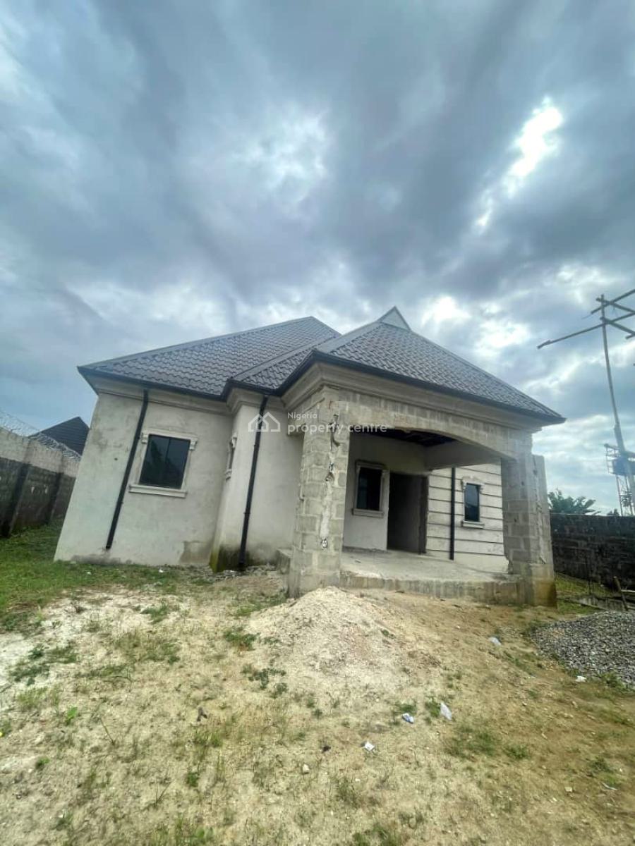 Carcass 4 Bedroom Bungalow Wt Gate House, Rukpokwu, Port Harcourt, Rivers, Detached Bungalow for Sale