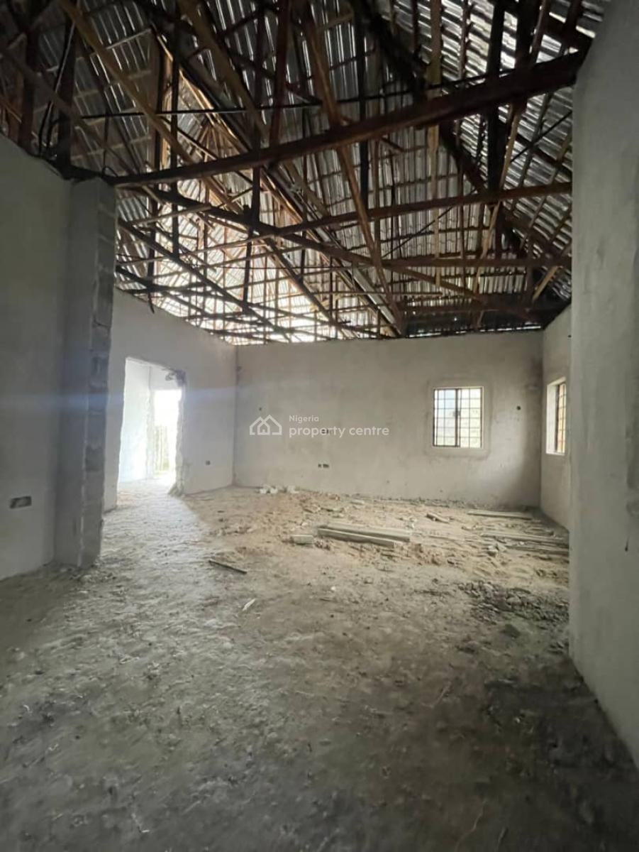 Carcass 4 Bedroom Bungalow Wt Gate House, Rukpokwu, Port Harcourt, Rivers, Detached Bungalow for Sale