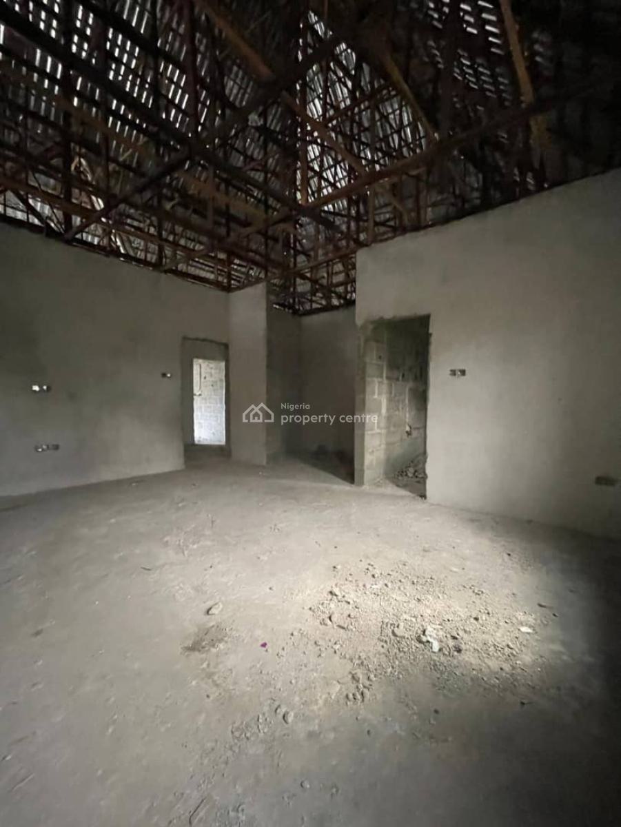 Carcass 4 Bedroom Bungalow Wt Gate House, Rukpokwu, Port Harcourt, Rivers, Detached Bungalow for Sale