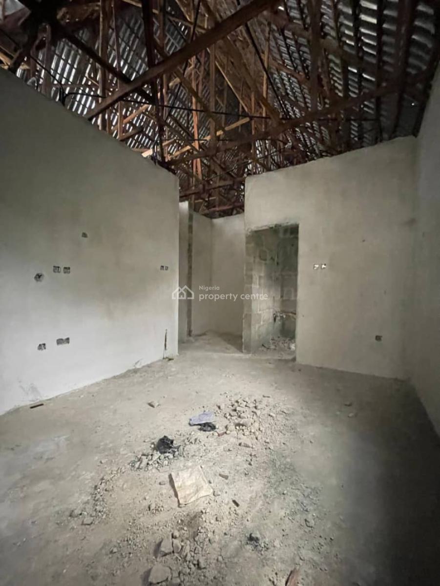 Carcass 4 Bedroom Bungalow Wt Gate House, Rukpokwu, Port Harcourt, Rivers, Detached Bungalow for Sale