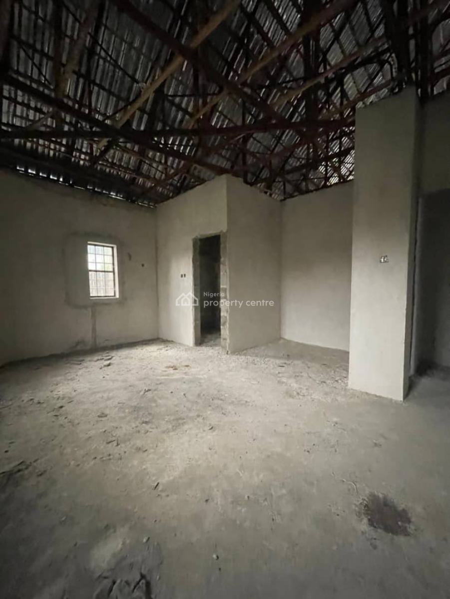 Carcass 4 Bedroom Bungalow Wt Gate House, Rukpokwu, Port Harcourt, Rivers, Detached Bungalow for Sale