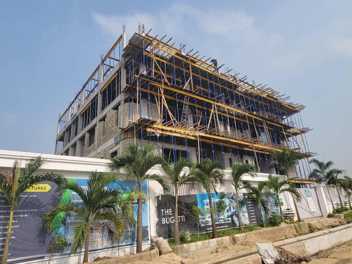 The Bugatti 3 Bedroom Penthouse with a Bq on 310sqm, Lekki Foreshore, Lekki Phase 1, Lekki, Lagos, Block of Flats for Sale