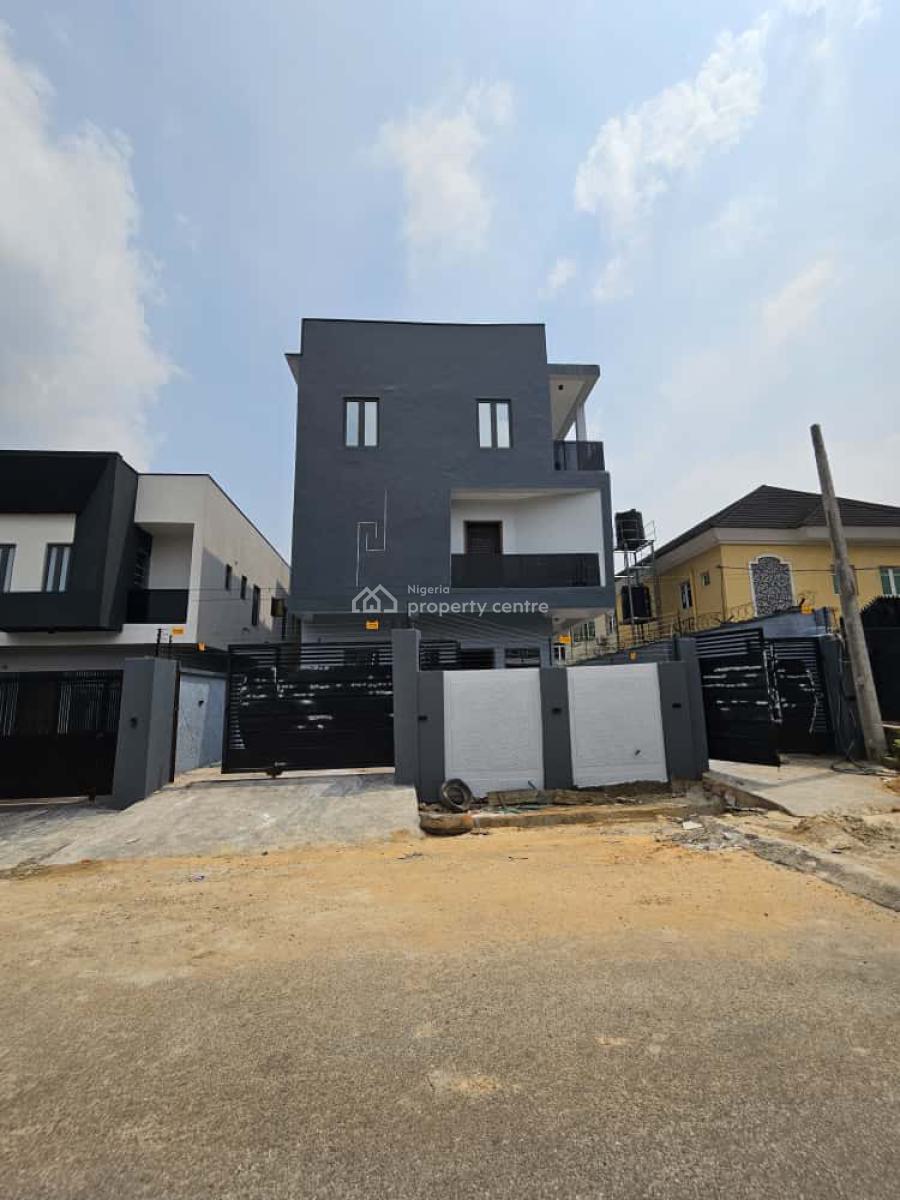 Newly Built 4 Bedroom Fully Detached Duplex with a Bq, Lagos, Ikeja, Lagos, Detached Duplex for Sale