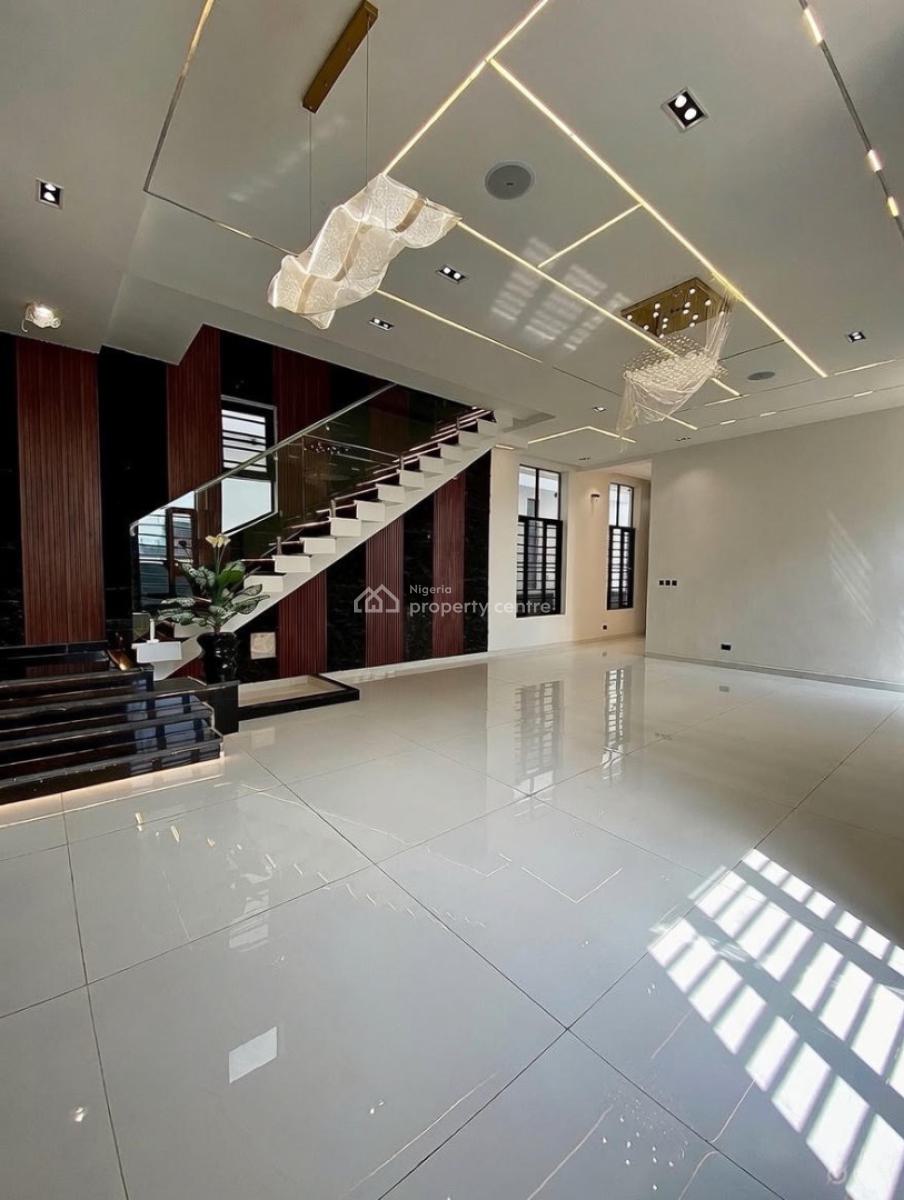 Contemporary 5 Bedroom Detached Duplex with Bq, Chevron, Lekki, Lagos, Detached Duplex for Sale