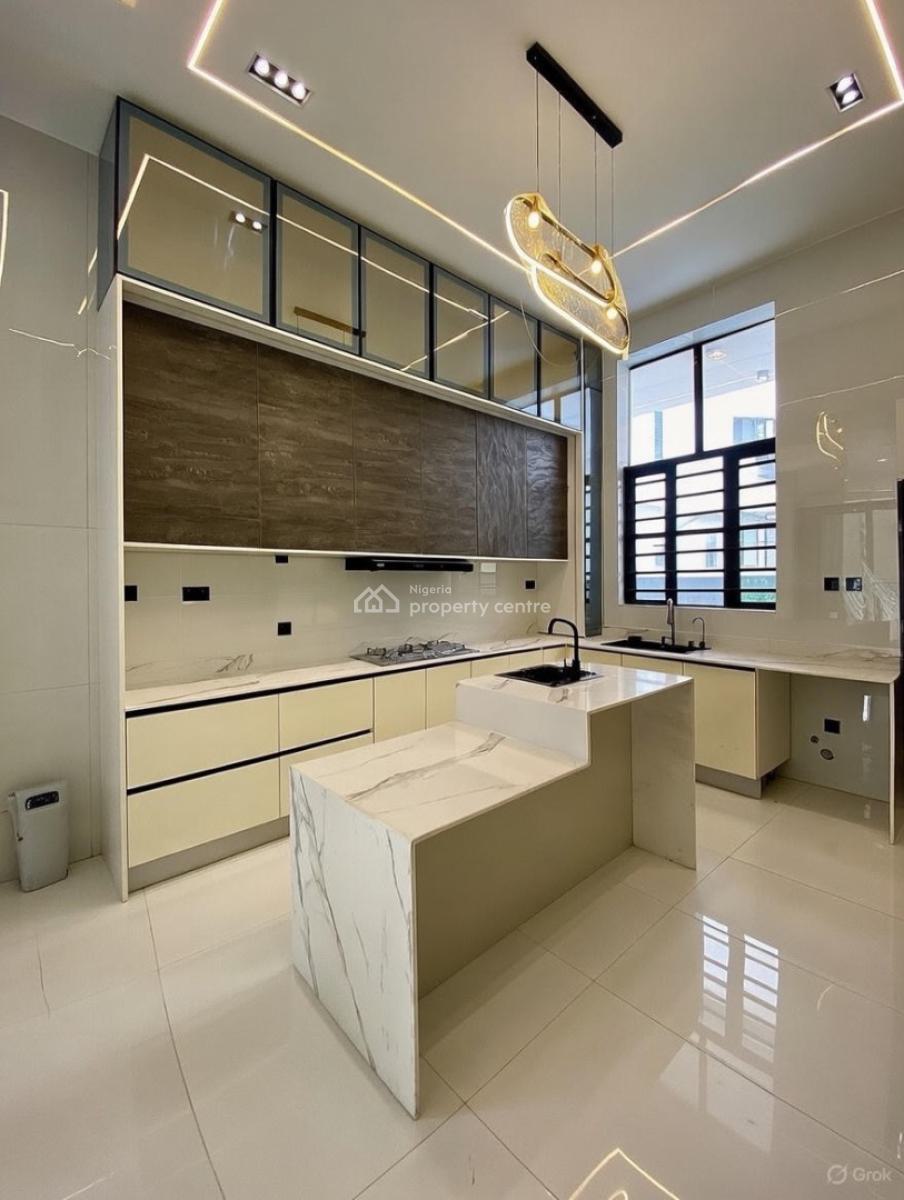 Contemporary 5 Bedroom Detached Duplex with Bq, Chevron, Lekki, Lagos, Detached Duplex for Sale