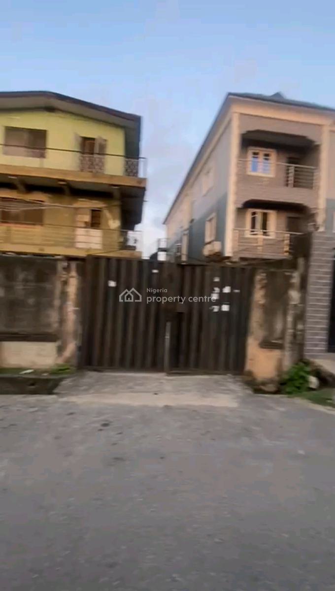 Demolishable Building (6 Units 2 Bedroom Flat) on Dry Land, Alh Jimoh Oladehinde, Ifako, Gbagada, Lagos, Block of Flats for Sale