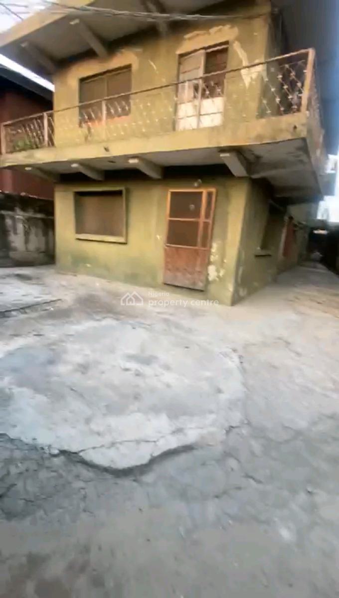 Demolishable Building (6 Units 2 Bedroom Flat) on Dry Land, Alh Jimoh Oladehinde, Ifako, Gbagada, Lagos, Block of Flats for Sale