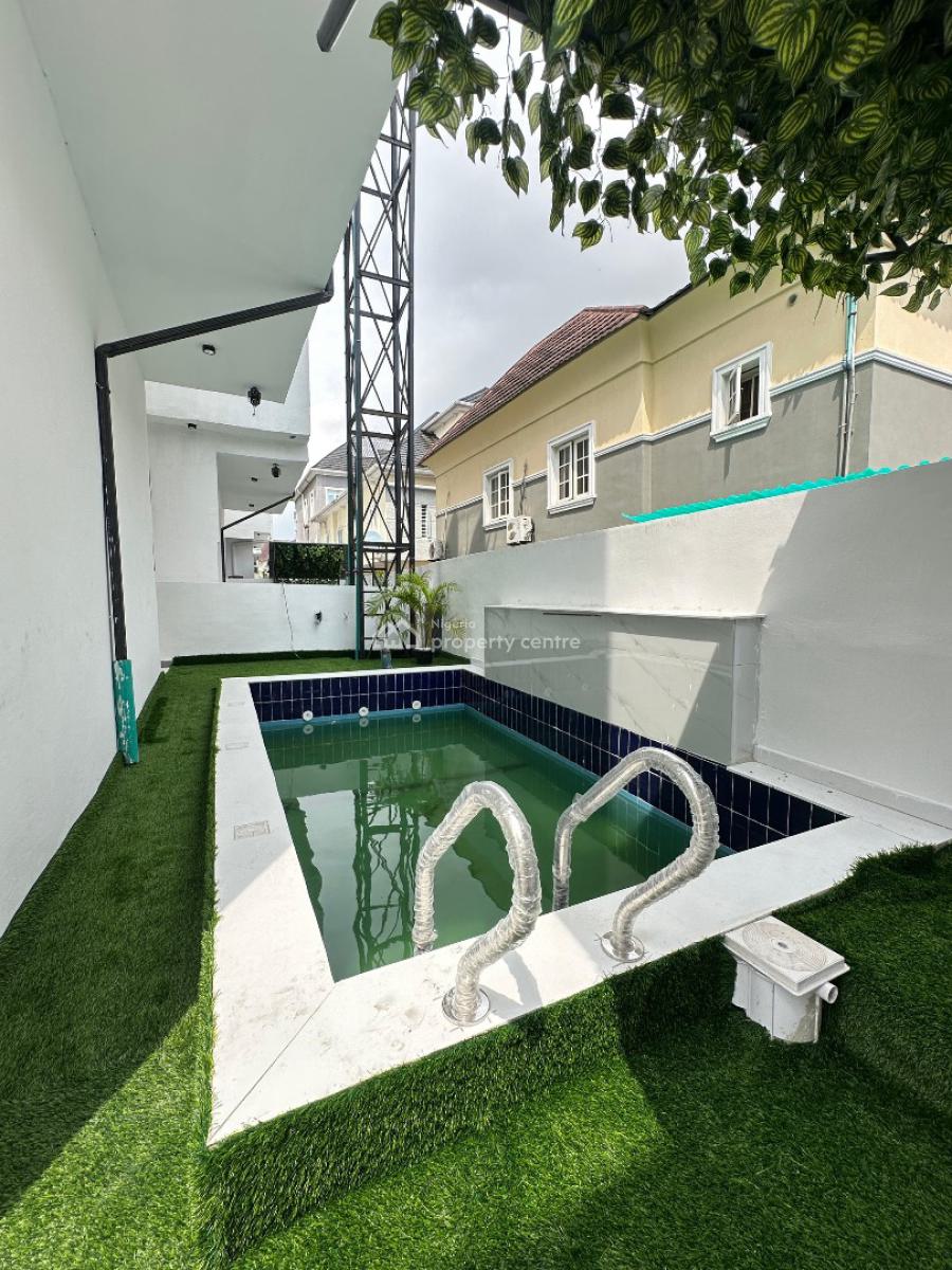 5 Bedroom Detached with Bq, Pool, Cinema, Gym and Rooftop Terrace, Chevron, Lekki, Lagos, Detached Duplex for Sale