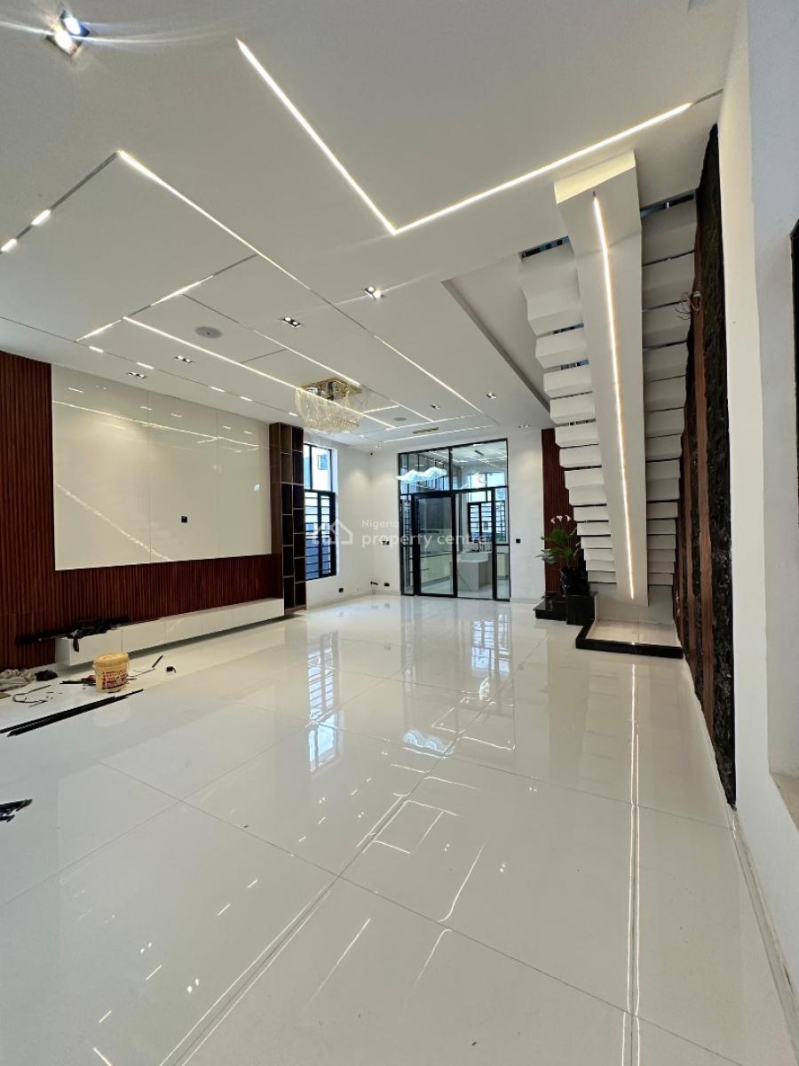 Spacious 5 Bedroom Fully Detached Duplex with Bq and Pool, Chevron, Lekki, Lagos, Detached Duplex for Sale