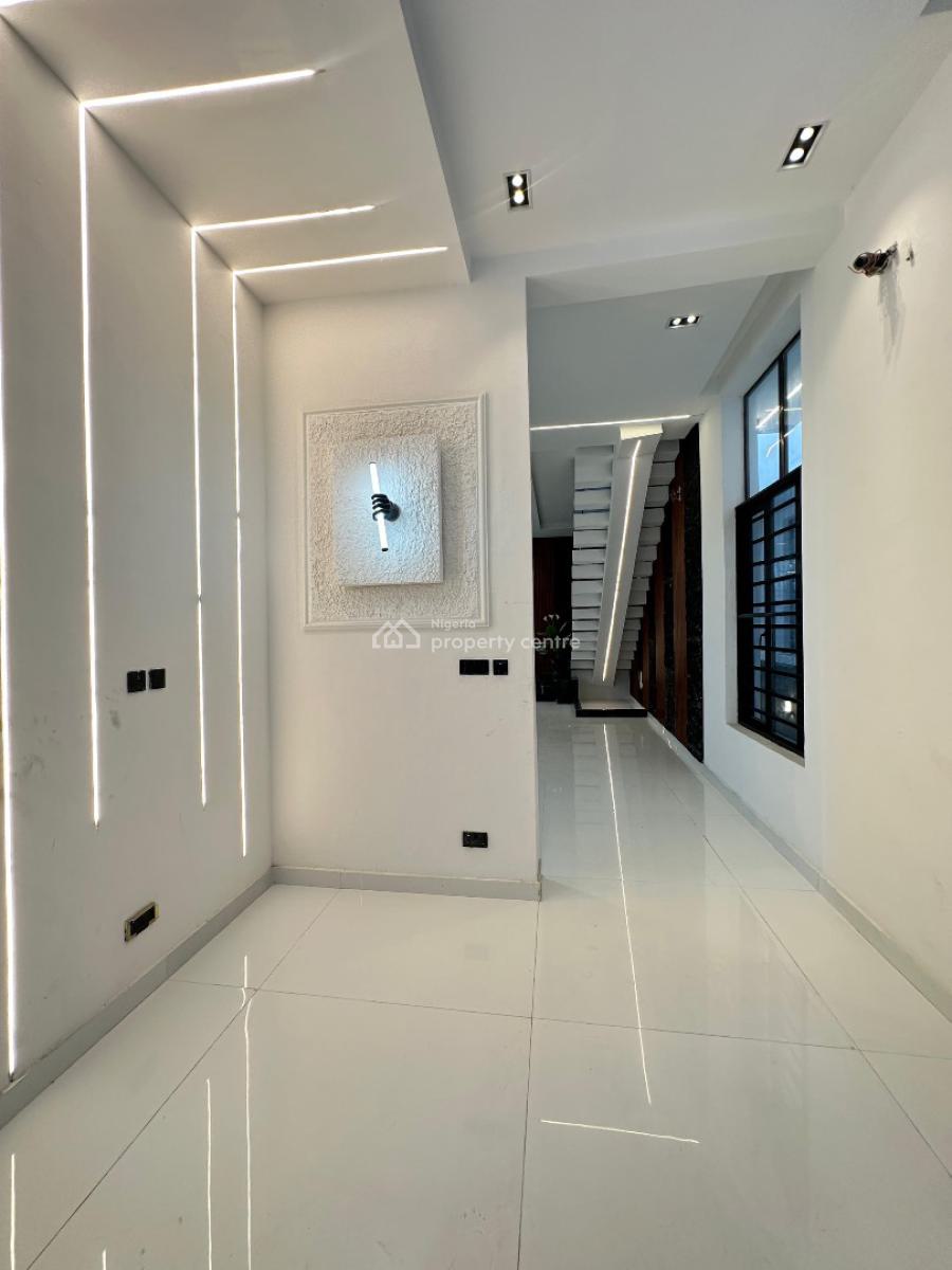 Spacious 5 Bedroom Fully Detached Duplex with Bq and Pool, Chevron, Lekki, Lagos, Detached Duplex for Sale