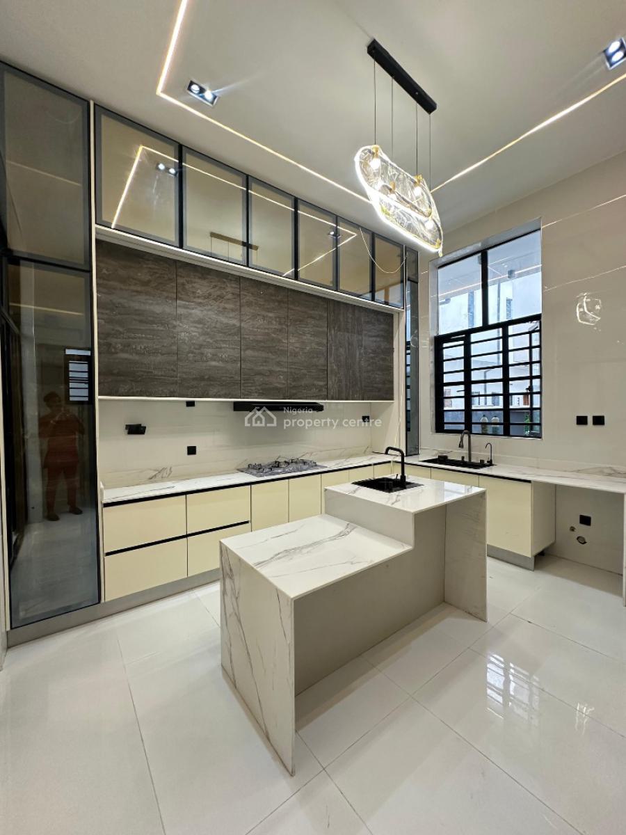 Spacious 5 Bedroom Fully Detached Duplex with Bq and Pool, Chevron, Lekki, Lagos, Detached Duplex for Sale